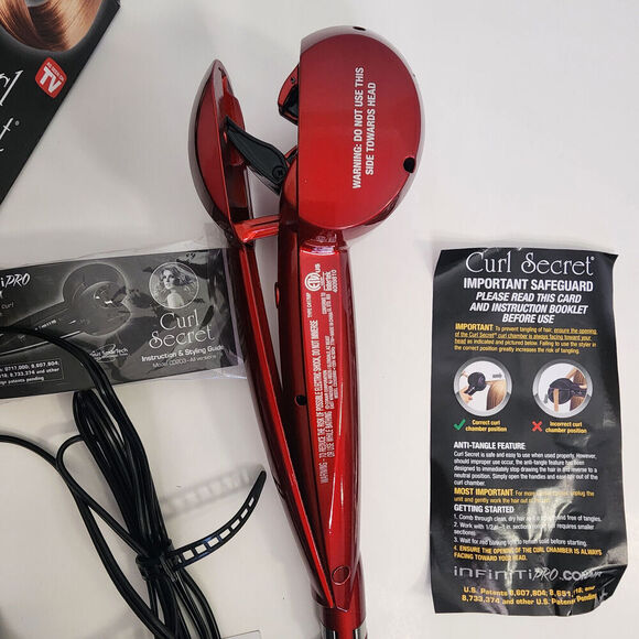 Conair Curl Secret Infiniti Pro Red Tourmaline Ceramic 2 Temps - NIB - Picture 3 of 6
